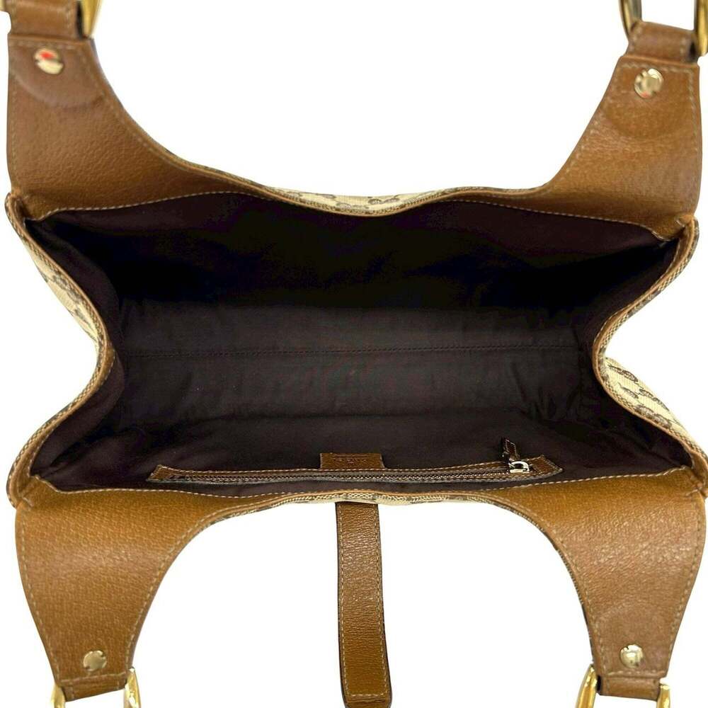 GUCCI Brown Leather Jackie Shoulder Bag - Picture 9 of 10